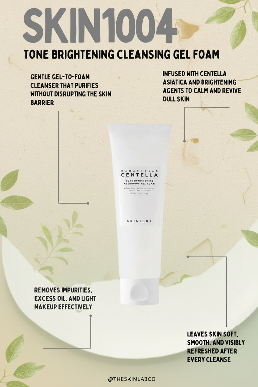 Madagascar Centella Brightening Gel Foam Cleanser 125ml